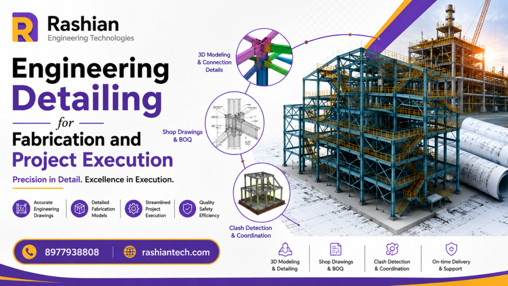 Engineering detailing improving fabrication and project execution