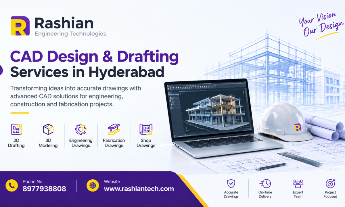 CAD Design & Drafting Services in Hyderabad | Rashian Tech