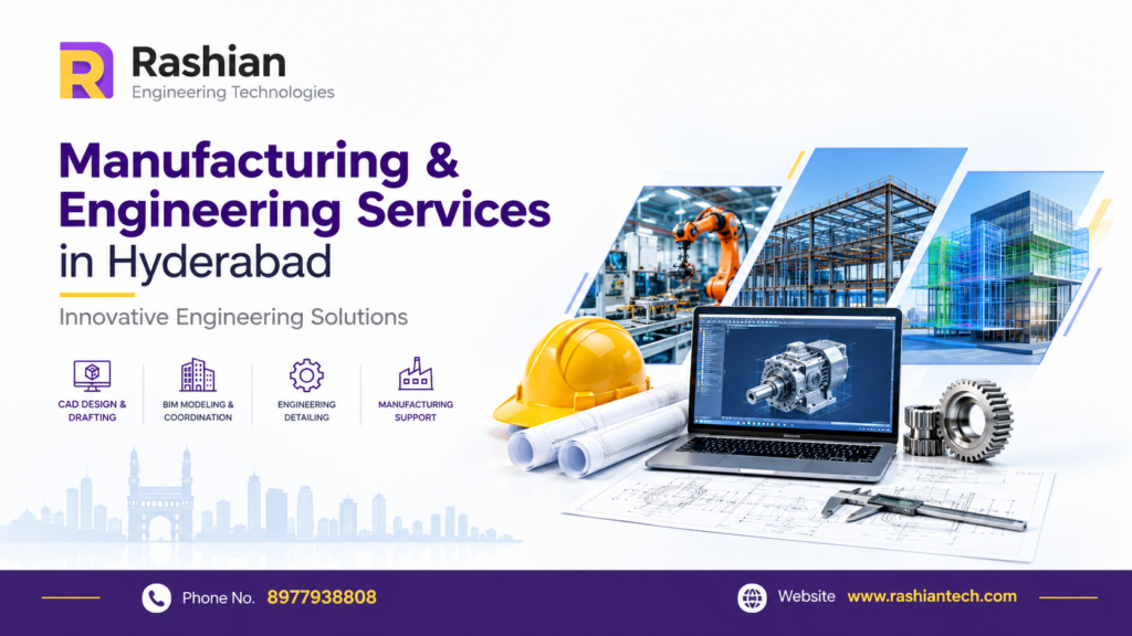 Manufacturing and engineering services in Hyderabad by Rashian Tech